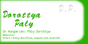dorottya paly business card